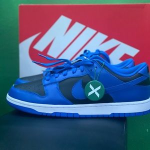 Nike Dunk Low Retro Black Hyper Cobalt (2021) New. 100% authentic. STOCKX
